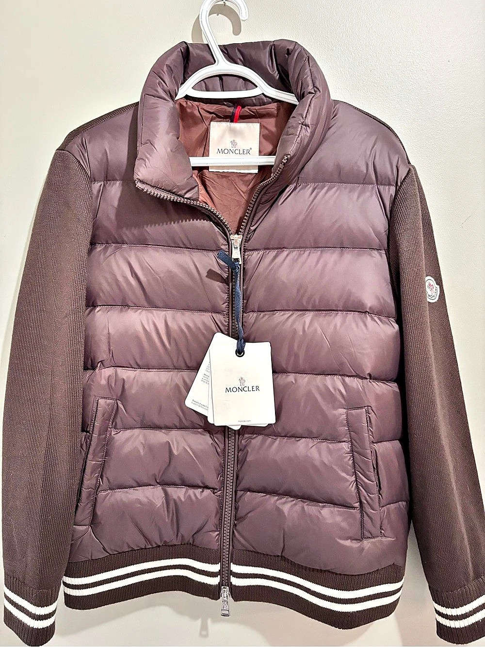 Moncler Men's Brown Puffer Jacket NWT
